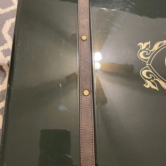 Harry Potter Slytherin Checked Spinner Suitcase Pottery Barn Teen New With Tag - Picture 2 of 6